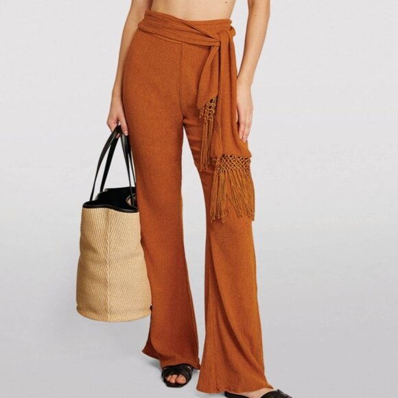 Savannah Morrow Pants - Savannah Morrow Vea Pant in Papaya Size Small NWT